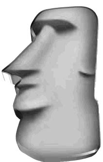 easter island head emoji name